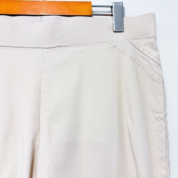 MELANIE LYNE – Beige pull-on dress pants | Classic stretch fit | Size 12 * - Picture 7 of 7